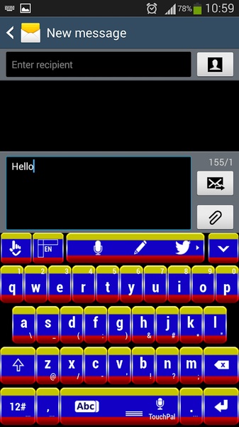 Colombia Keyboard Theme - Preview 3