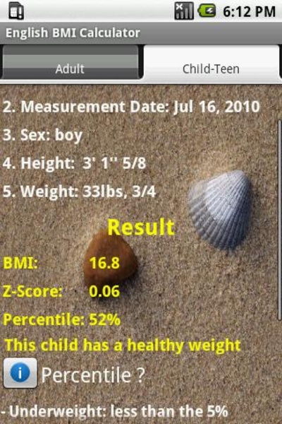 BMI Calculator Lite - Preview 2