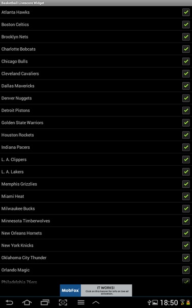 Basketball Livescore Widget - Preview 10