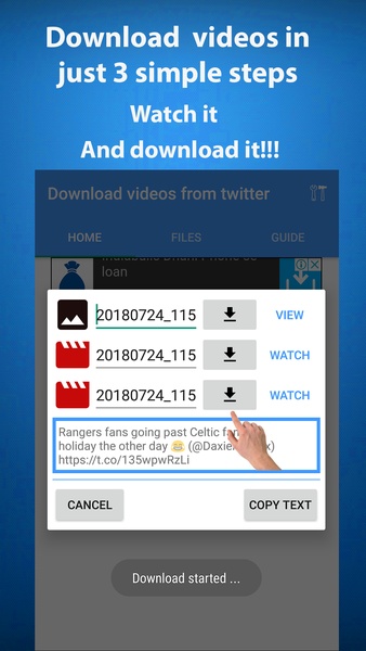 Download videos from twitter - Preview 4