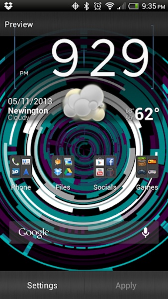 Tech Rings 2 Live Wallpaper - Preview 3