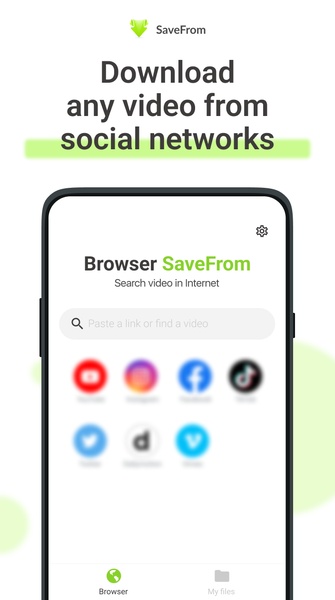 Savefrom Helper Для Android - Скачайте APK С Uptodown