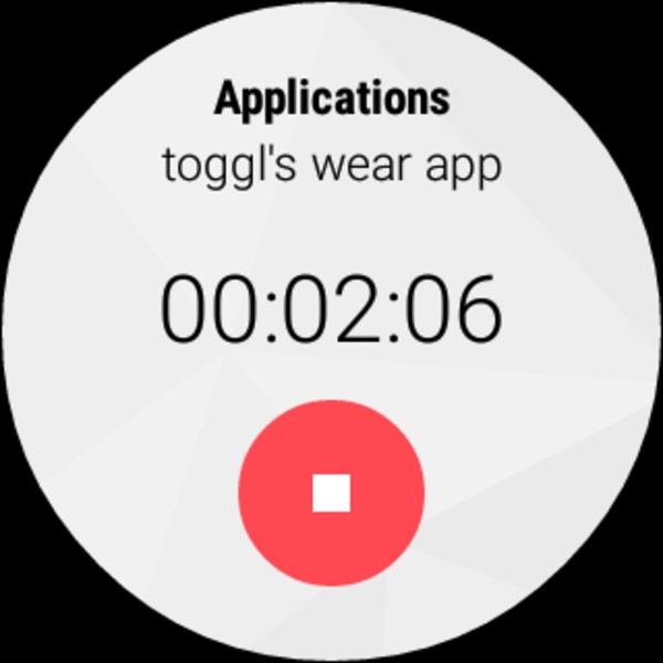 Toggl store android wear