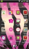 GO Launcher EX Pink Zebra screenshot 1