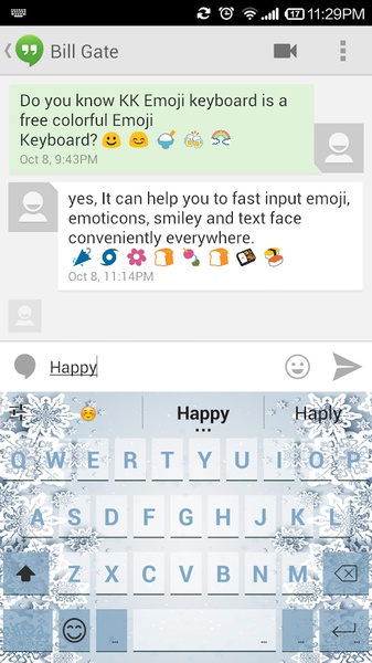 Little Snow Flake Keyboard - Preview 2