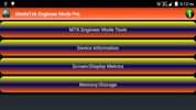 MediaTek Engineer Mode Pro screenshot 1