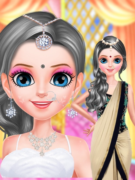 Indian Gopi Doll Makeover- Indian Bridal Fashion - Preview 1