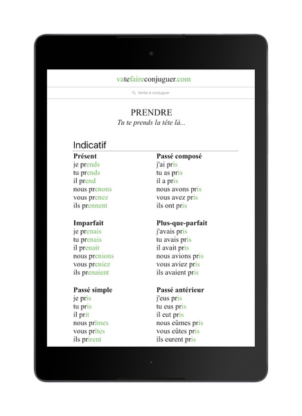 Conjugaison - Preview 1