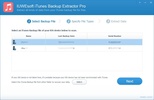 iTunes Backup Extractor Pro screenshot 1