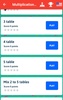 Multiplication Tables screenshot 5