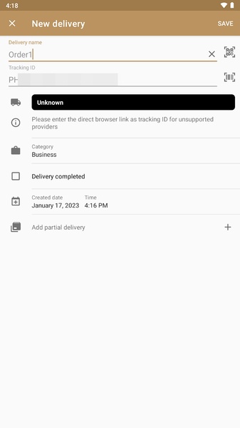 Deliveries Package Tracker - Preview 7