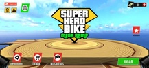 Super Hero Bike Mega Ramp screenshot 1