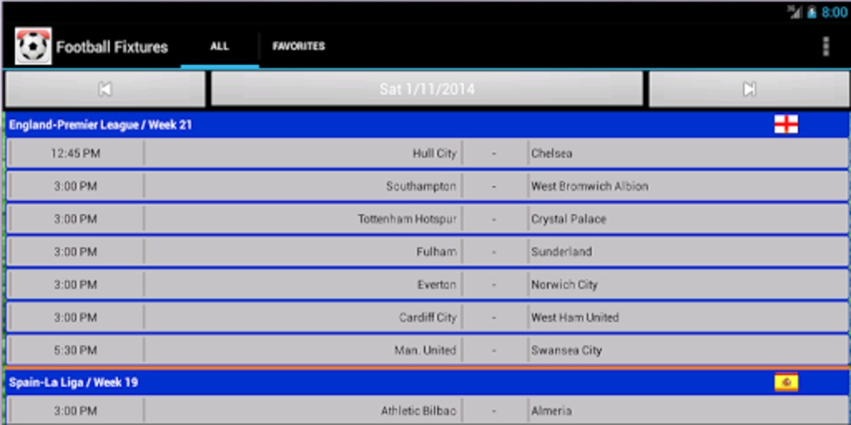 Football Fixtures - Preview 10