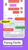 Keyboard themes : fonts, emoji screenshot 3