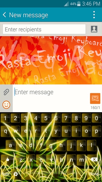 Weed Rasta Emoji Keyboard - Preview 4