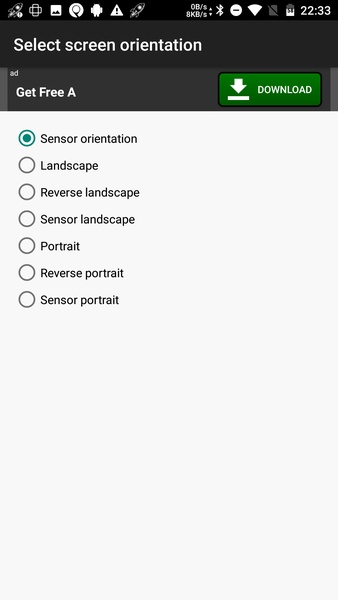 Control Screen Orientation - Preview 2