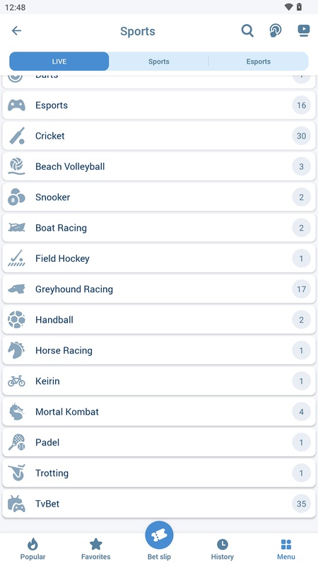 1xBet Screenshot 12