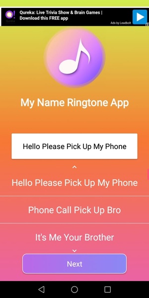 MY NAME RINGTONE - Preview 3