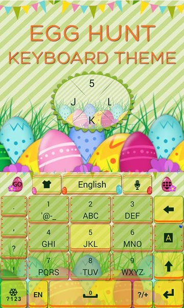 Egg Hunt Keyboard Theme - Preview 3