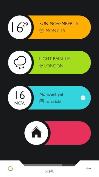 GO Locker Color Bar Theme - Preview 1