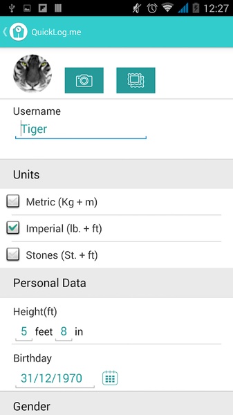 QuickLog.me - Preview 1