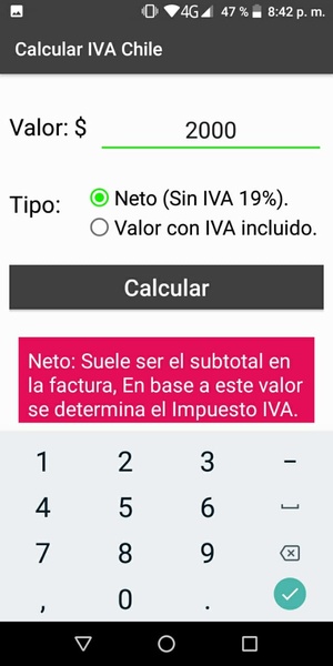 Calcular IVA Chile - Preview 2