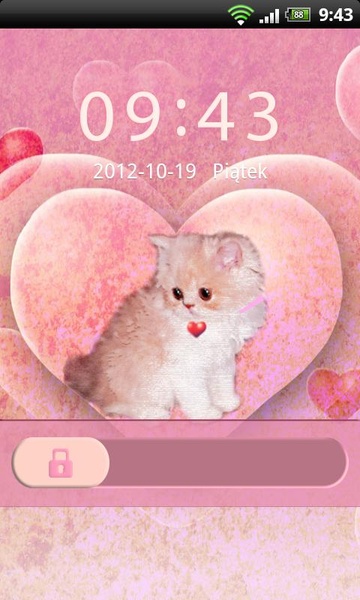 GO Locker Theme Kitty - Preview 1