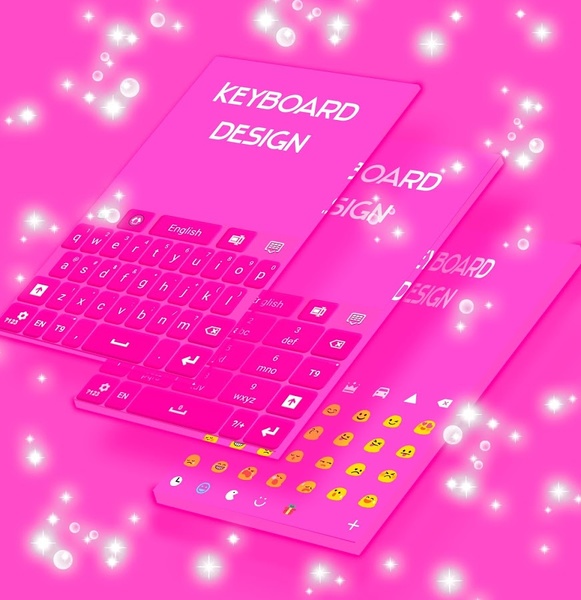 Keyboard Design Pink - Preview 4