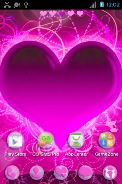 GO Launcher EX Themes Hearts - Preview 6