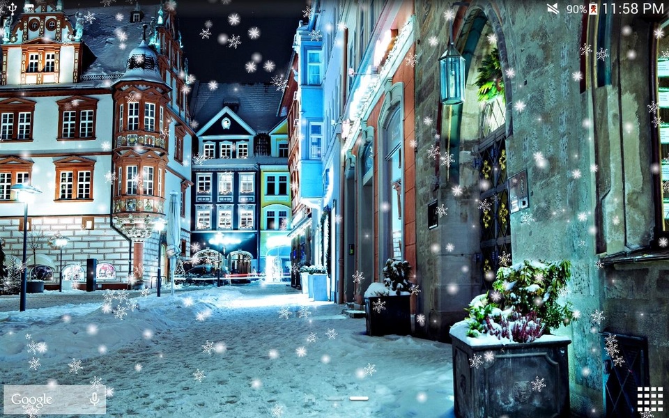 Snow live wallpaper - Preview 2