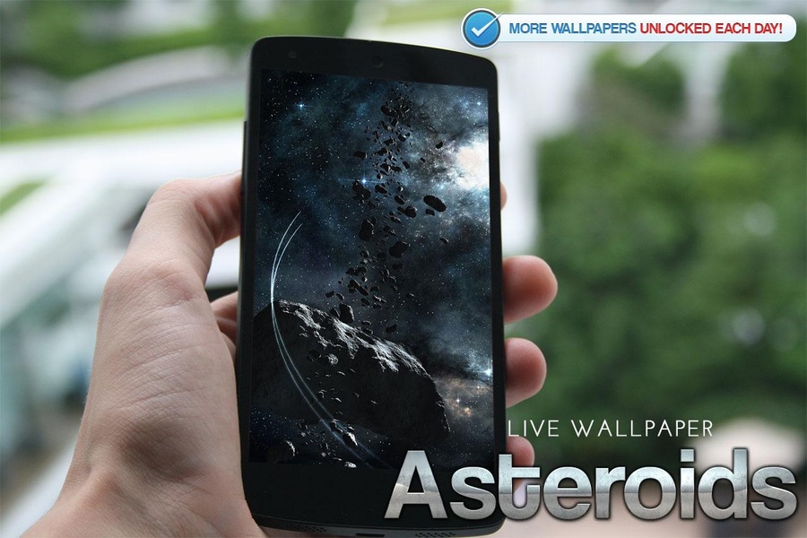 Asteroids Live Wallpaper - Preview 1
