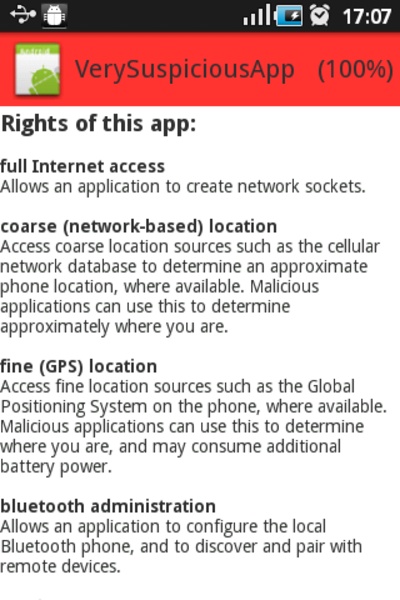 Suspicious Apps - Preview 2