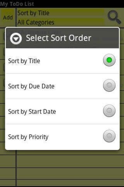 My ToDo List (Free Version) - Preview 2