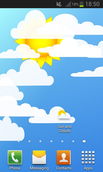 Sun and Clouds Free LWP - Preview 1