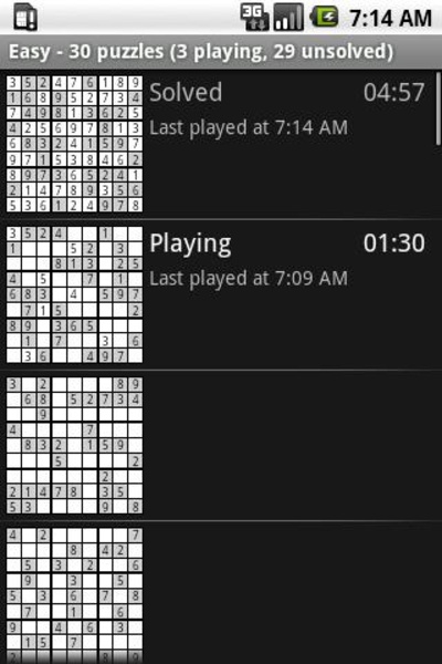 OpenSudoku - Preview 2