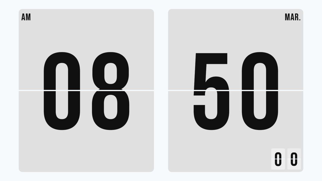 Zen Flip Clock - Preview 8