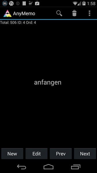 AnyMemo - Preview 4