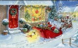 Cartoon Christmas Live Wallpaper screenshot 11