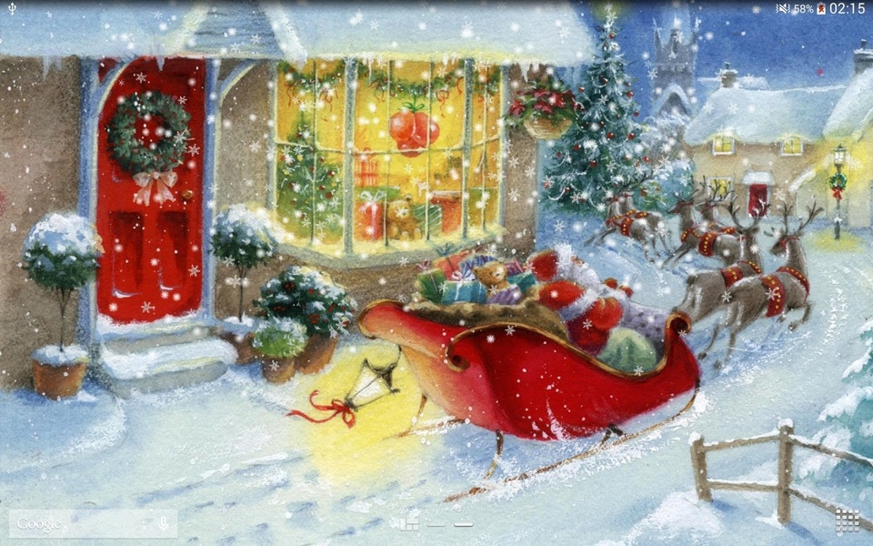 Cartoon Christmas Live Wallpaper - Preview 11