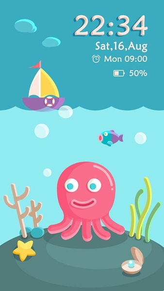 GO Locker octopus Theme - Preview 4