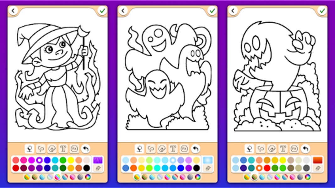 Halloween Coloring Game - Preview 3