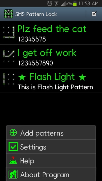 SMS Pattern Lock - Preview 3