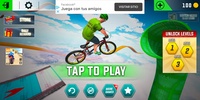 Cycle Stunt Racing Impossible Tracks screenshot 1