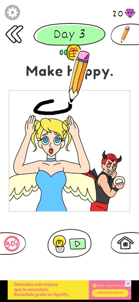 Draw Happy Angel - Preview 12
