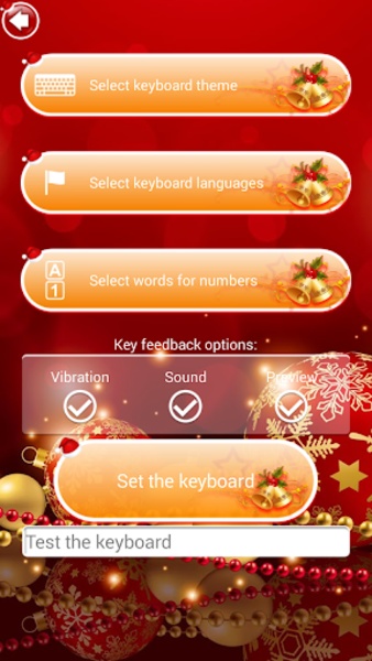 Christmas Keyboard Themes - Preview 1