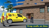 Postman: Mail Delivery Van 3D screenshot 1