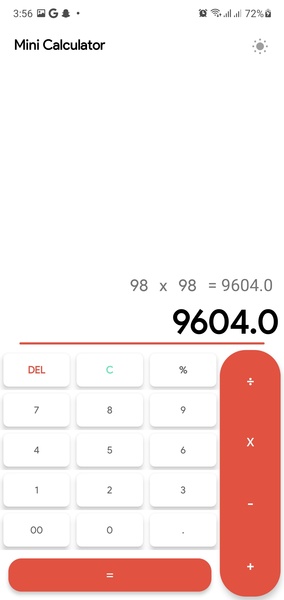 Mini Calculator - Preview 1