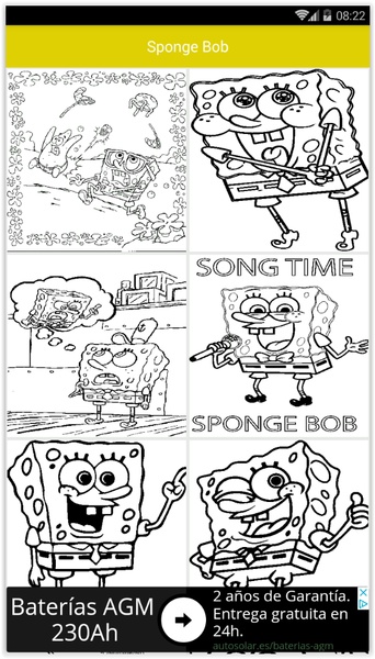 Coloring SpongeBob Games - Preview 2