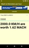 Mach to Kilometers per hour converter screenshot 1