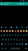 Emoji Keyboard Flat Black Blue screenshot 6
